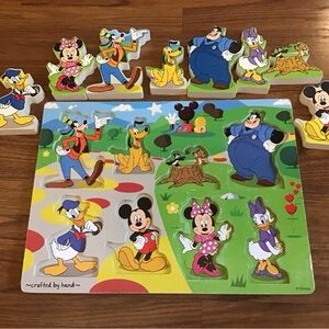Melissa & Doug Mickey Mouse Clubhouse Wooden Chunky Puzzle